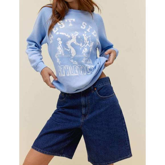 NEW DAYDREAMER west side vintage sweatshirt in blue - Picture 3 of 3